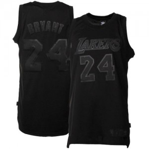 Maillot NBA Noir / noir Kobe Bryant #24 Los Angeles Lakers Authentic Homme Adidas