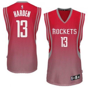 Maillot Authentic Houston Rockets NBA Resonate Fashion Rouge - #13 James Harden - Homme