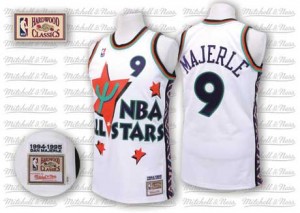 Maillot NBA Blanc Dan Majerle #9 Phoenix Suns Throwback 1995 All Star Authentic Homme Adidas