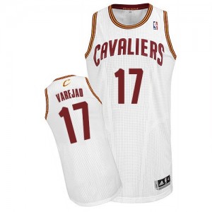 Maillot NBA Blanc Anderson Varejao #17 Cleveland Cavaliers Home Authentic Homme Adidas