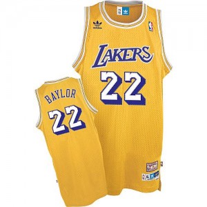 Maillot Mitchell and Ness Or Throwback Authentic Los Angeles Lakers - Elgin Baylor #22 - Homme