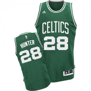 Maillot Swingman Boston Celtics NBA Road Vert (No Blanc) - #28 R.J. Hunter - Homme