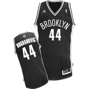 Maillot Adidas Noir Road Swingman Brooklyn Nets - Bojan Bogdanovic #44 - Homme