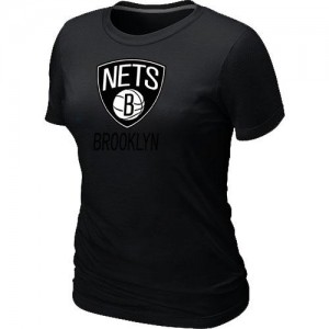 Tee-Shirt NBA Noir Brooklyn Nets Big & Tall Femme