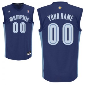 Memphis Grizzlies Swingman Personnalisé Road Maillot d'équipe de NBA - Bleu marin pour Homme