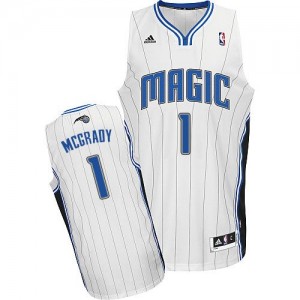 Orlando Magic Tracy Mcgrady #1 Home Swingman Maillot d'équipe de NBA - Blanc pour Homme
