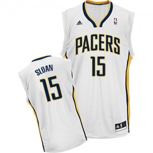 Maillot Adidas Blanc Home Swingman Indiana Pacers - Donald Sloan #15 - Homme