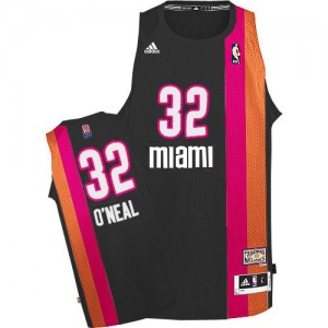 Maillot Swingman Miami Heat NBA ABA Hardwood Classic Noir - #32 Shaquille O'Neal - Homme
