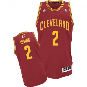 Maillot Swingman Cleveland Cavaliers NBA Road Vin Rouge - #2 Kyrie Irving - Homme