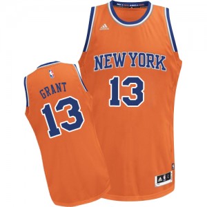 New York Knicks #13 Adidas Alternate Orange Swingman Maillot d'équipe de NBA en ligne pas chers - Jerian Grant pour Homme