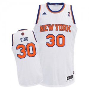 Maillot Adidas Blanc Home Swingman New York Knicks - Bernard King #30 - Homme