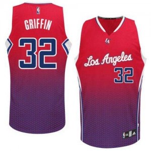 Los Angeles Clippers #32 Adidas Resonate Fashion Rouge Authentic Maillot d'équipe de NBA en soldes - Blake Griffin pour Homme