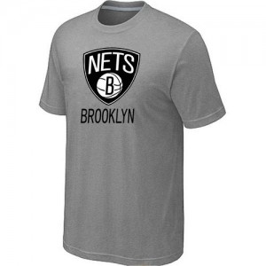 Brooklyn Nets Big & Tall Tee-Shirt d'équipe de NBA - Gris pour Homme