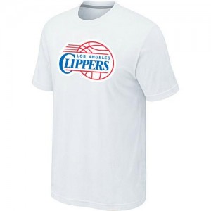 T-shirt principal de logo Los Angeles Clippers NBA Big & Tall Blanc - Homme