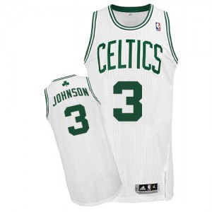 Maillot Authentic Boston Celtics NBA Home Blanc - #3 Dennis Johnson - Homme