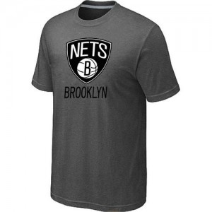 Brooklyn Nets Big & Tall Tee-Shirt d'équipe de NBA - Gris foncé pour Homme