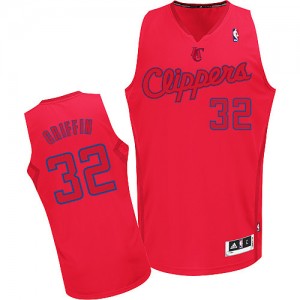 Maillot NBA Authentic Blake Griffin #32 Los Angeles Clippers Big Color Fashion Rouge - Homme
