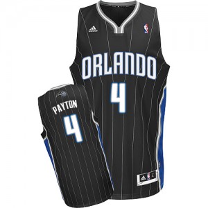 Orlando Magic #4 Adidas Alternate Noir Swingman Maillot d'équipe de NBA Magasin d'usine - Elfrid Payton pour Homme