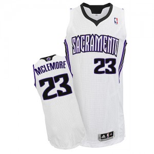 Maillot NBA Sacramento Kings #23 Ben McLemore Blanc Adidas Authentic Home - Homme