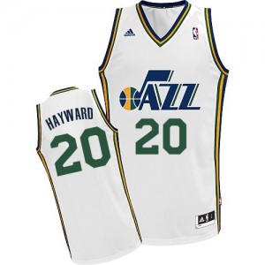 Maillot Swingman Utah Jazz NBA Home Blanc - #20 Gordon Hayward - Homme