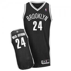 Maillot Adidas Noir Road Authentic Brooklyn Nets - Rondae Hollis-Jefferson #24 - Homme