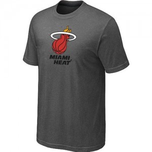 Tee-Shirt NBA Miami Heat Big & Tall Gris foncé - Homme