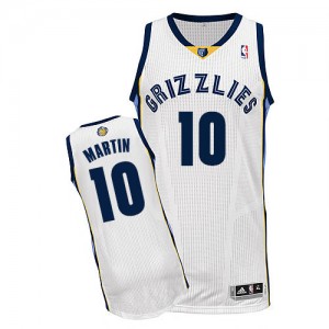 Maillot NBA Authentic Jarell Martin #10 Memphis Grizzlies Home Blanc - Homme