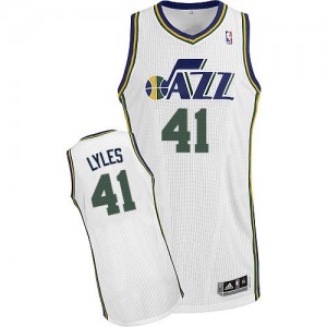 Maillot NBA Authentic Trey Lyles #41 Utah Jazz Home Blanc - Homme